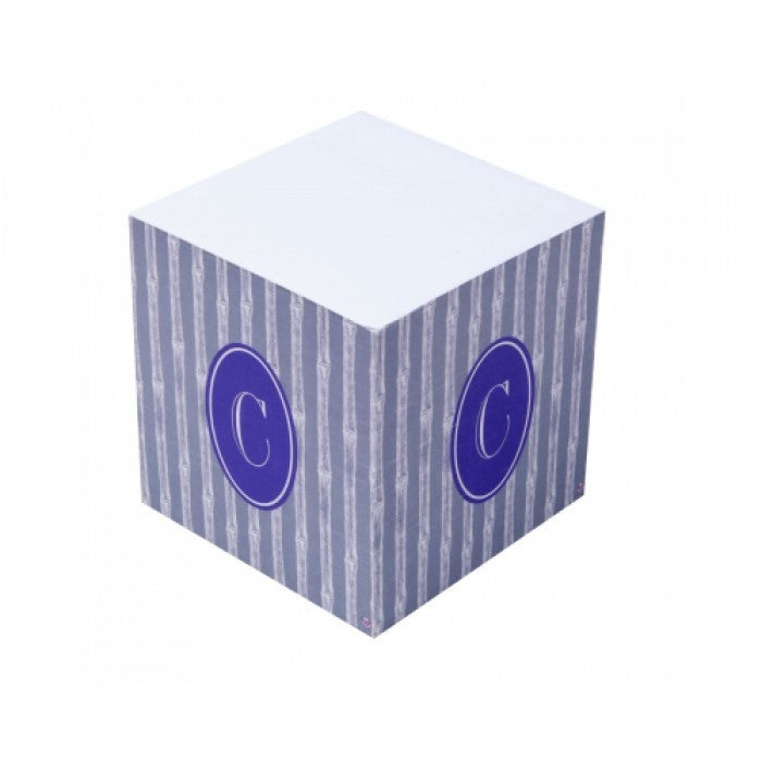 bamboo stripes note cube