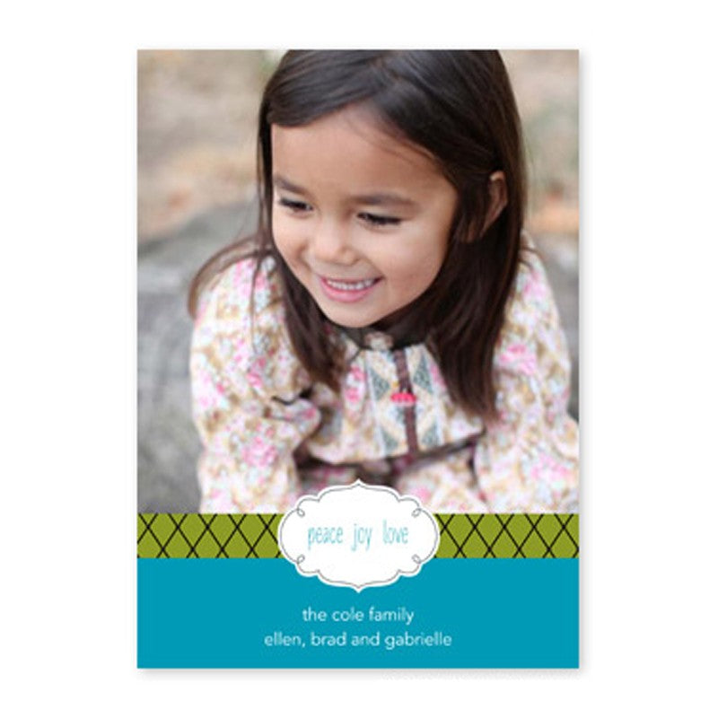 boatman geller label chic turquoise photocard
