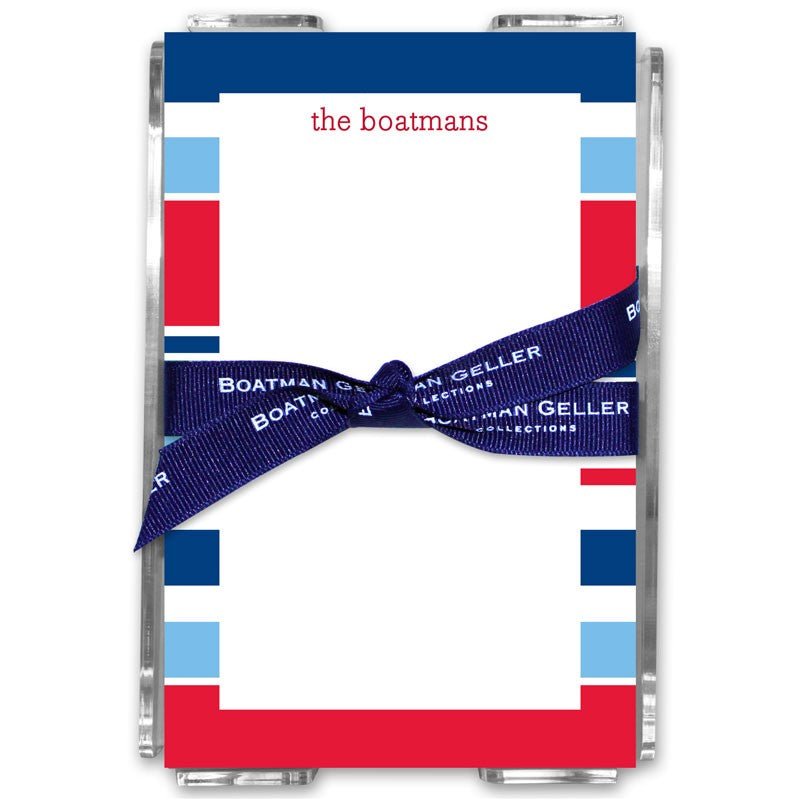 boatman geller espadrille nautical acrylic note sheets