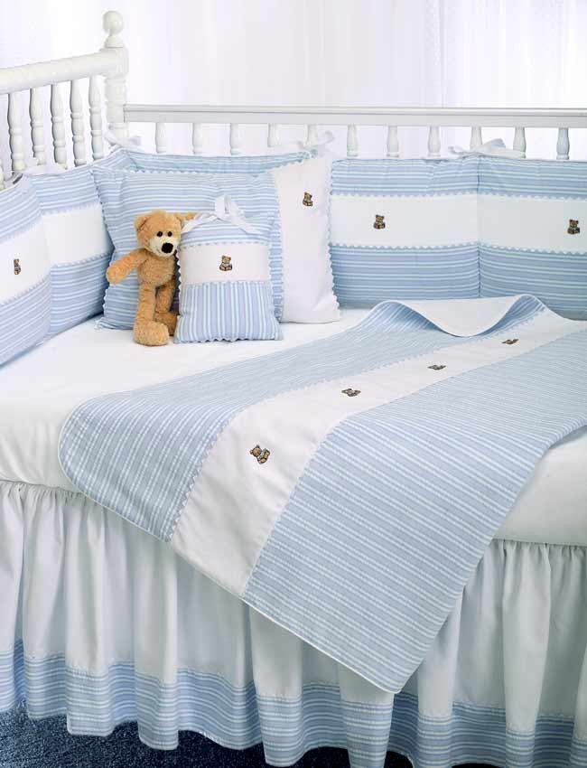 blue bears crib bedding