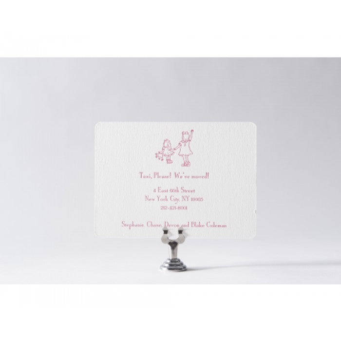 girls moving cards