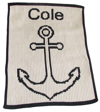 personalized anchor blanket