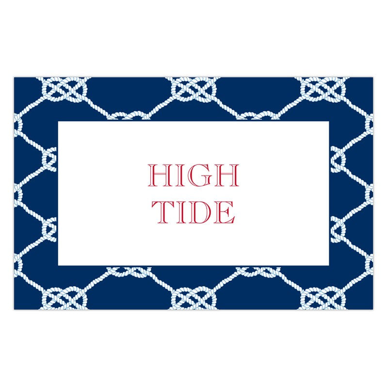 boatman geller nautical knot navy disposable placemats