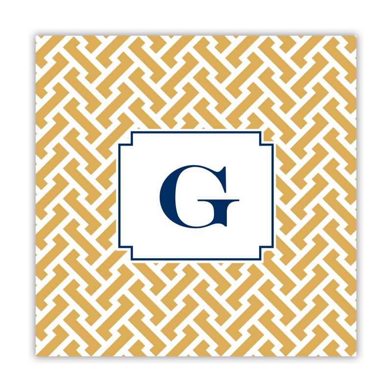 stella gold square paper coaster set of 50