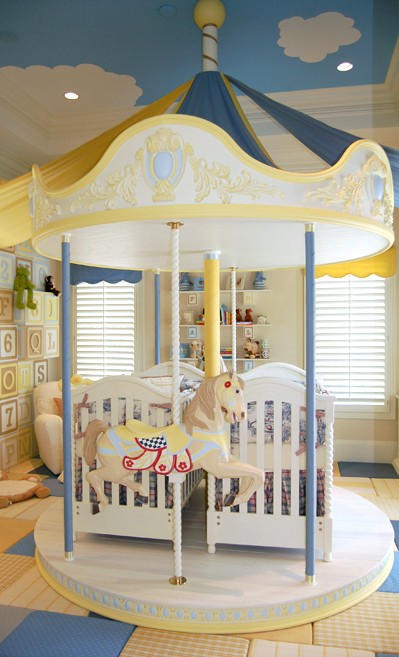 carousel nursery custom designed (please call for pricing)