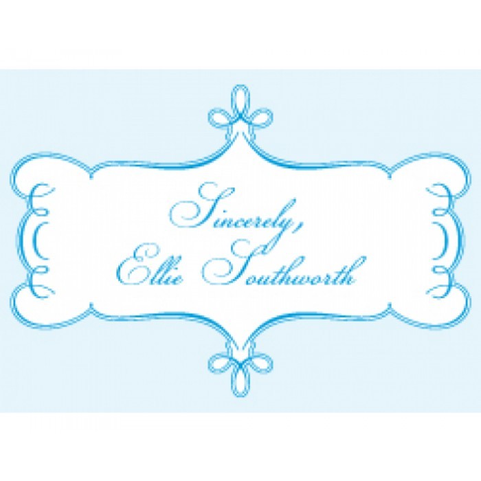 the portrait enclosure card