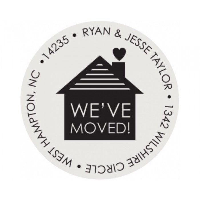 the taylor moving self - inking circle stamp