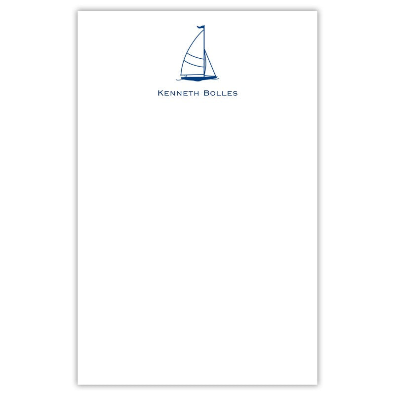 boatman geller sailboat classic notepad