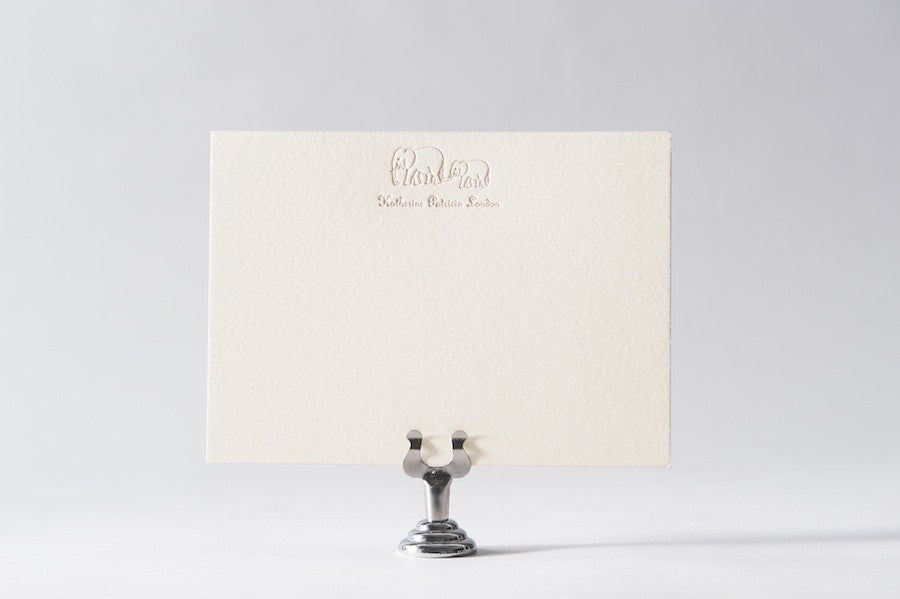 kids elephants on parade stationery