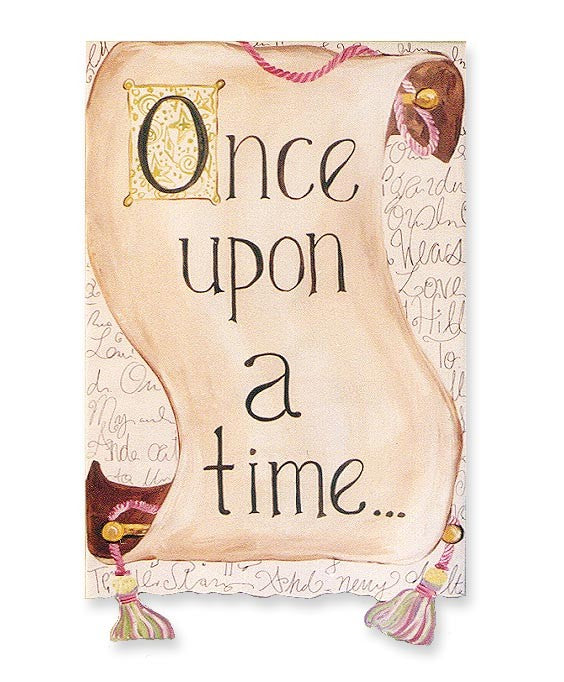 once upon a time wall hanging