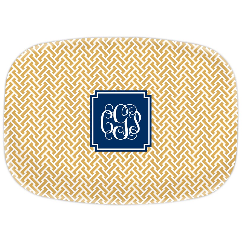 boatman geller stella gold platter