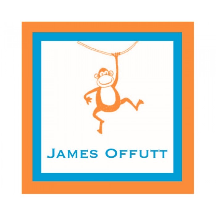 orange monkey gifts stickers