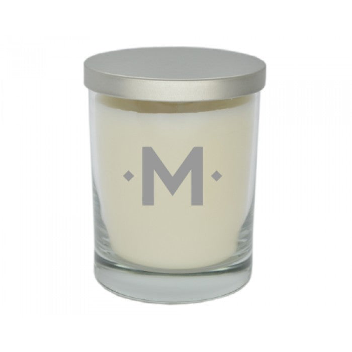 diamond glass soy candle