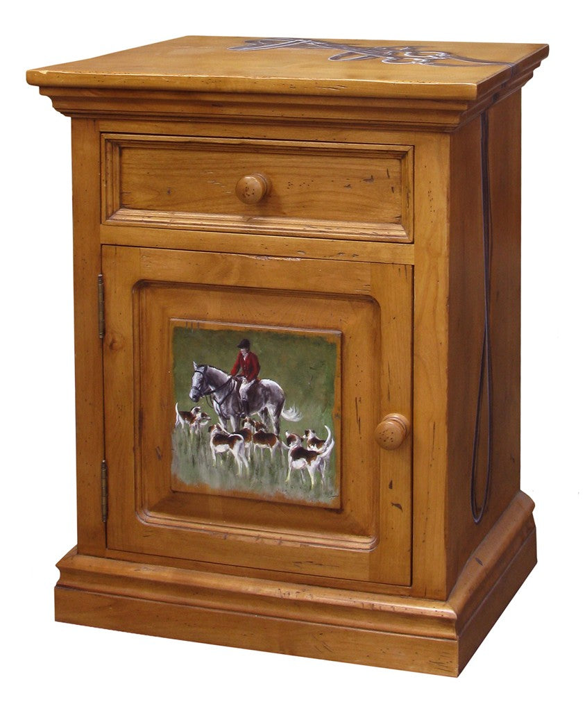 Cody Night Table with Inset Panel