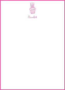 cupcakes children's stationary