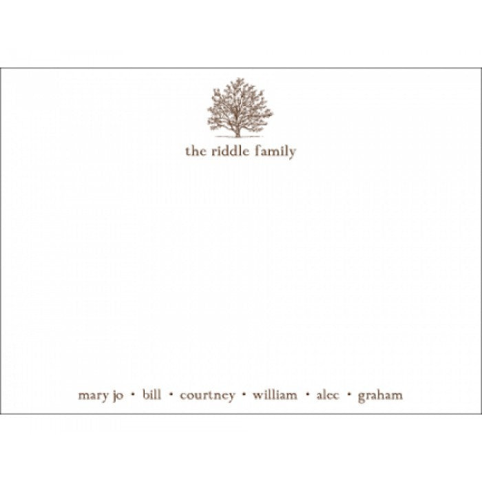 crabapple tree social stationery