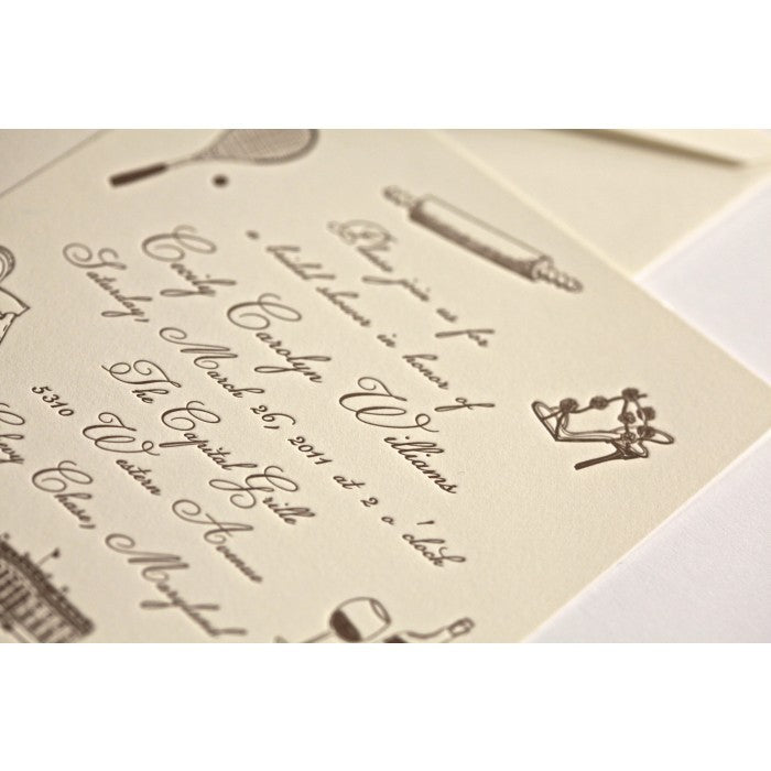 haute & hitched invitation