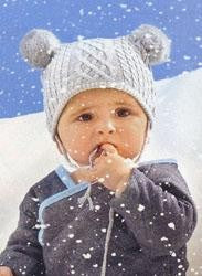 cable booties and hat set-egg by susan lazar