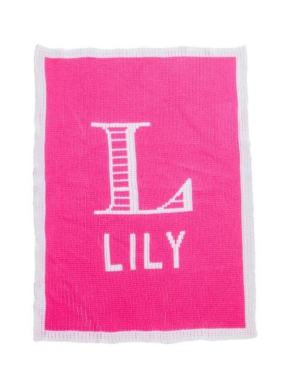Engraved Initial & Name blanket