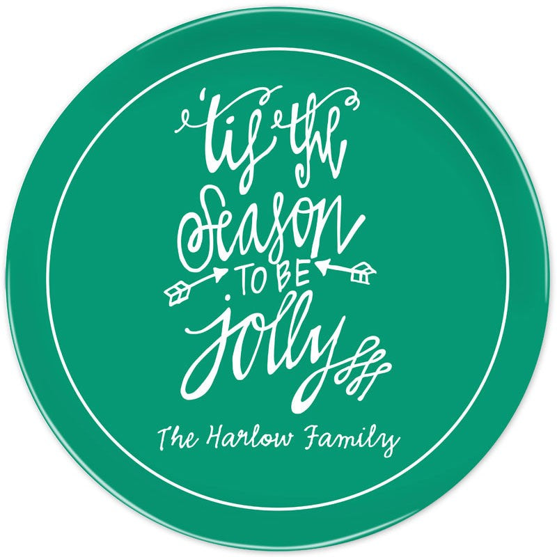 boatman geller tis the season plate