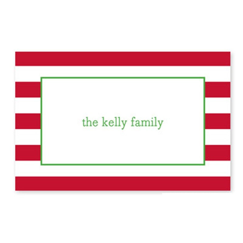 boatman geller awning stripe red disposable placemats