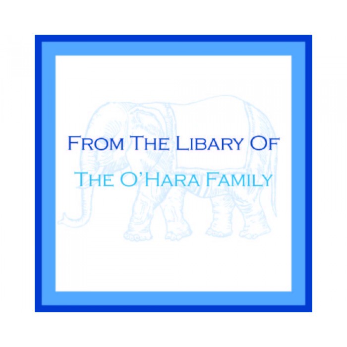 blue elephant book plates