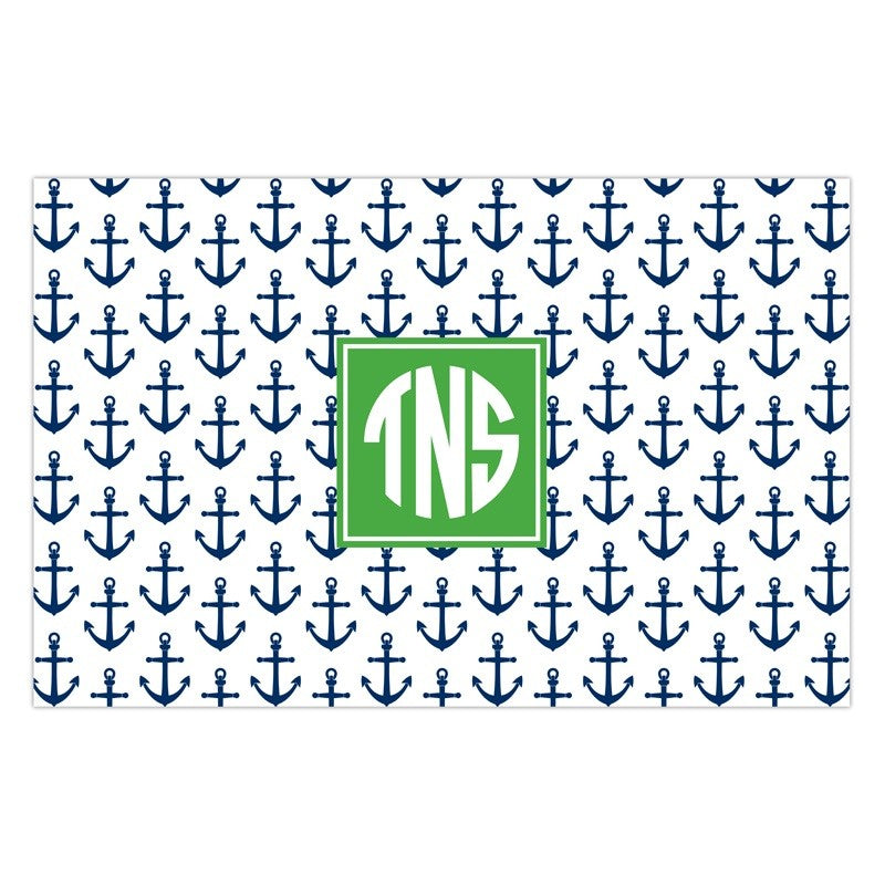 boatman geller anchors navy disposable placemats