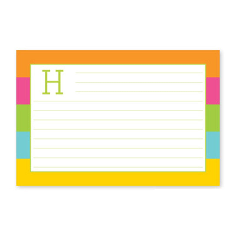boatman geller bold stripe recipe card