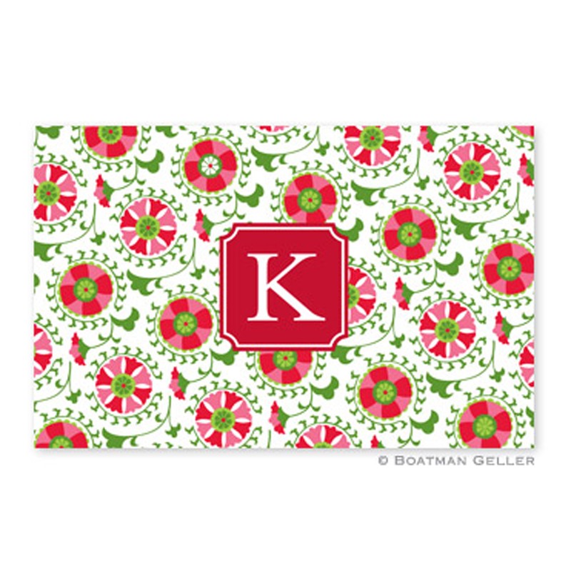 boatman geller suzani holiday placemat