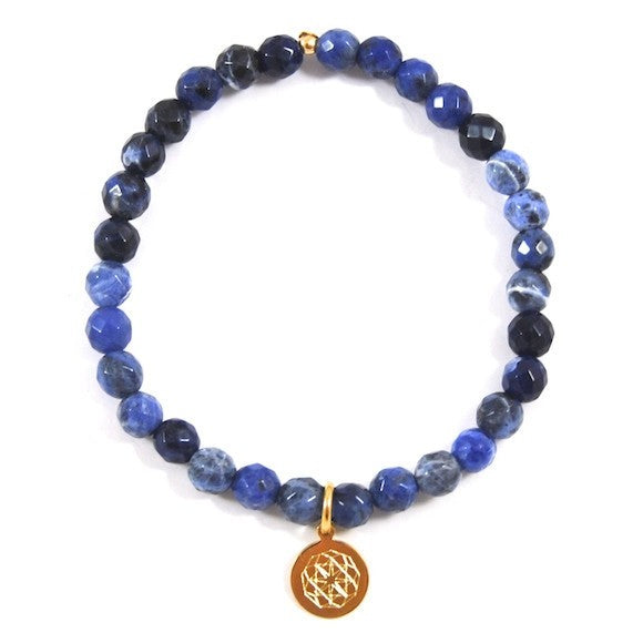 Customize Your Charm - Sodalite Classic Charm Bracelet