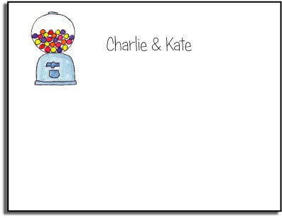 personalized kids notes - bubble gum