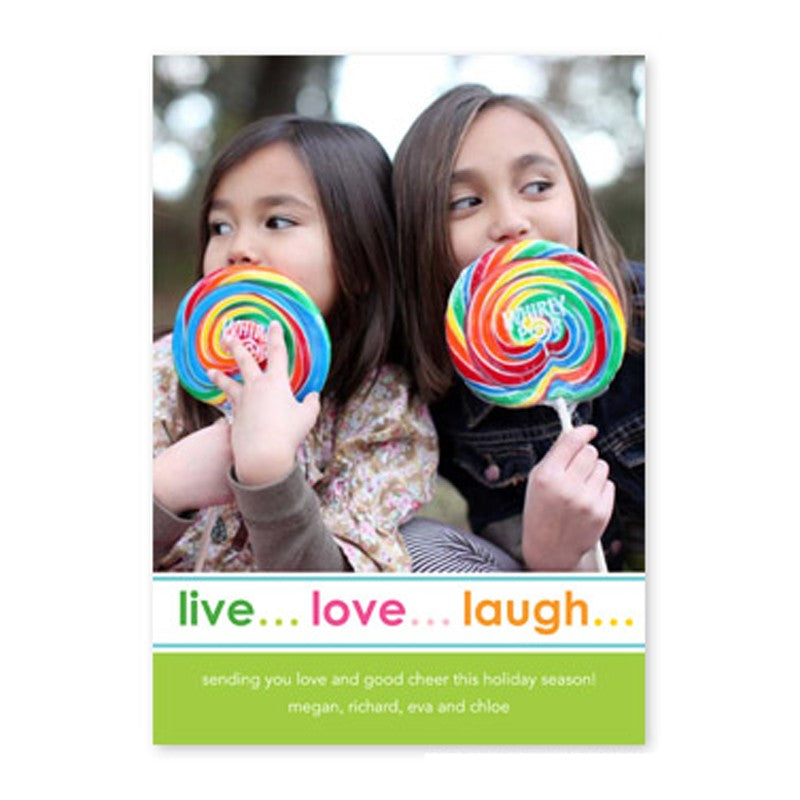 boatman geller live love laugh photocard