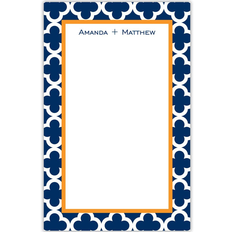 boatman geller bristol tile navy notepad