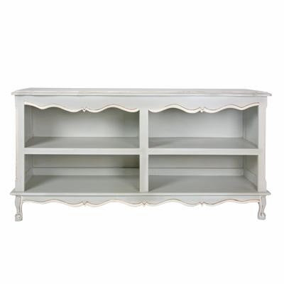 double french bookcase - provence blue