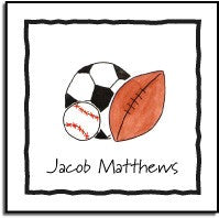 personalized stickers  sports fan