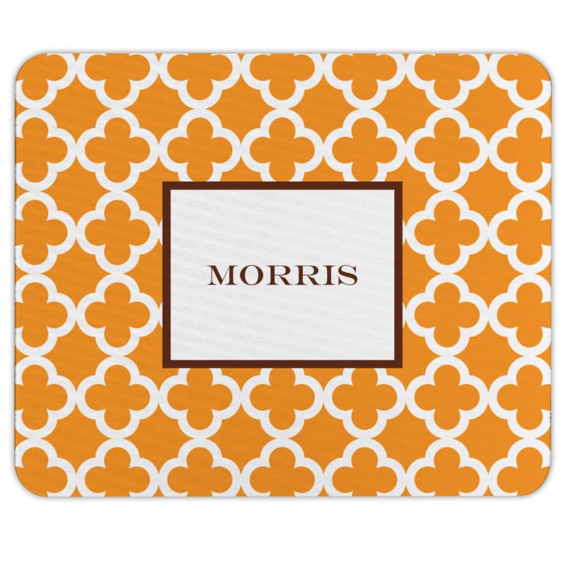 boatman geller bristol tile tangerine mouse pad