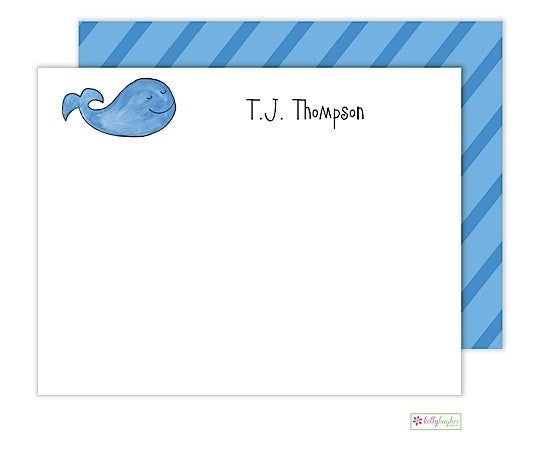 personalized - whale of a time flat notes