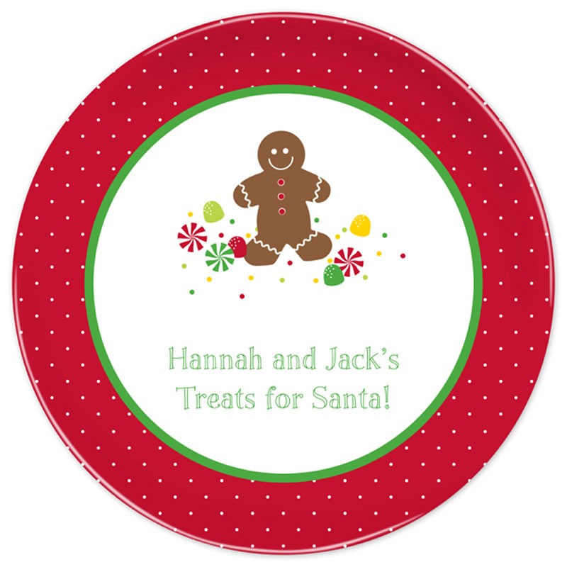 boatman geller gingerbread plate