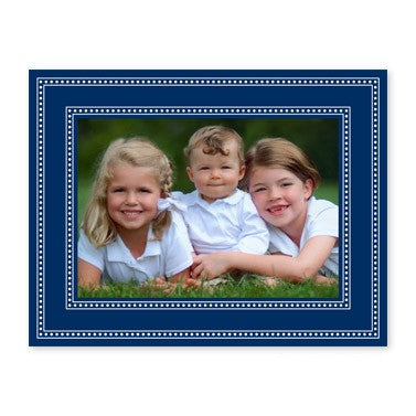 boatman geller beaded navy photocard