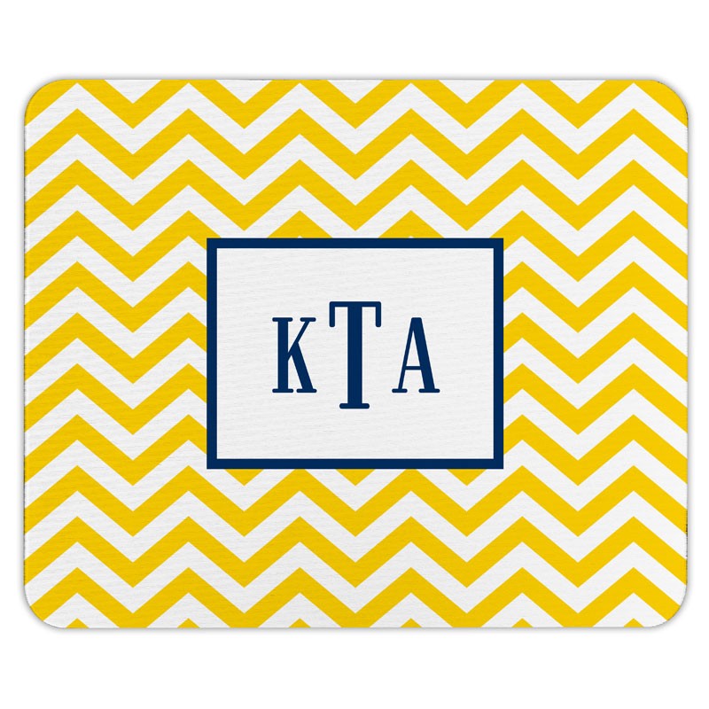 boatman geller chevron sunflower mouse pad