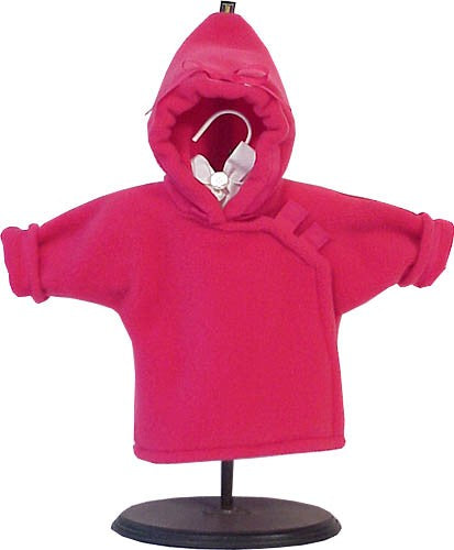 polartec fleece hooded jacket - dark pink by widgeon
