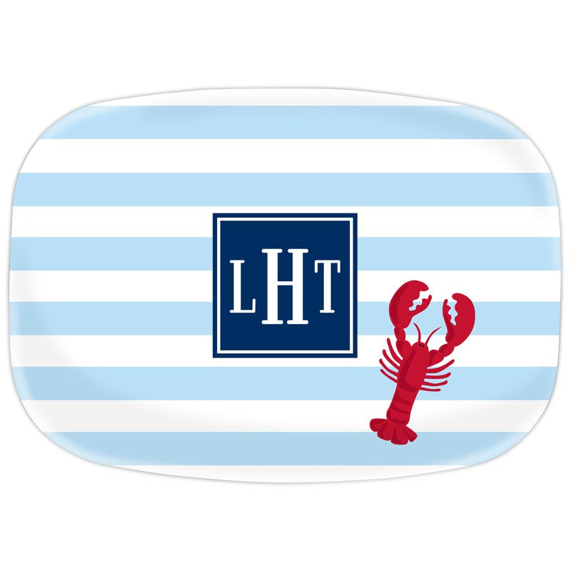 boatman geller stripe lobster platter