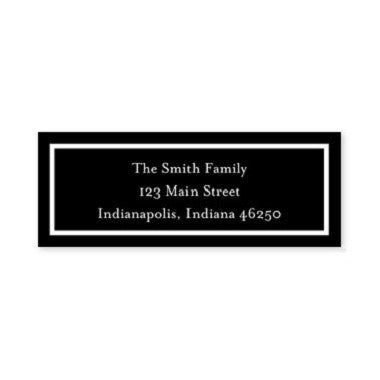 boatman geller classic black address labels