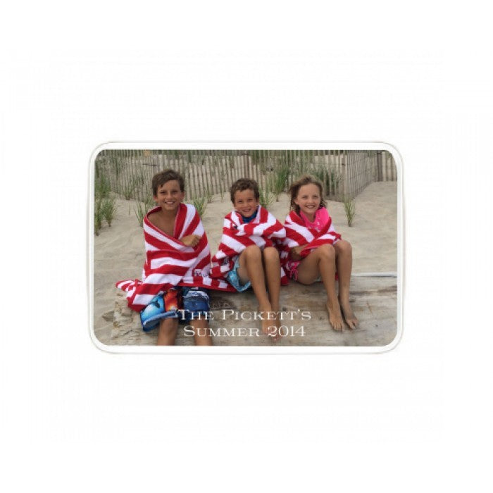 photo children's melamine platter with text
