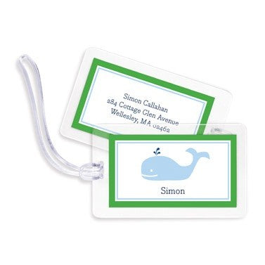 boatman geller whale bag tags