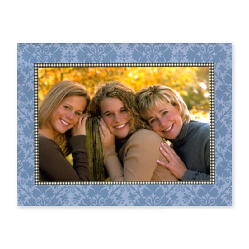 boatman geller damask blue photocard