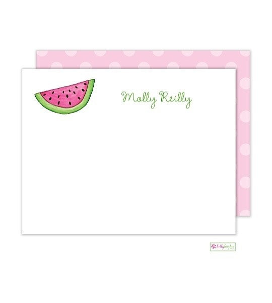 personalized - watermelon flat notes