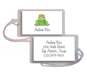 personalized luggage tags  prince of princes tag