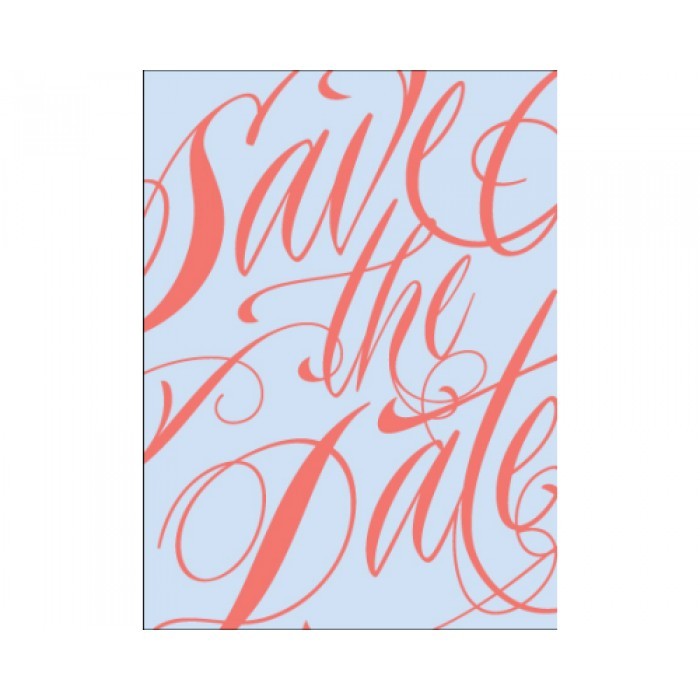 kim & greg save the date card