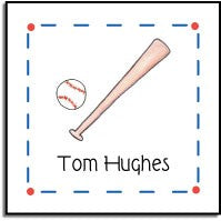 personalized stickers  baseball buff